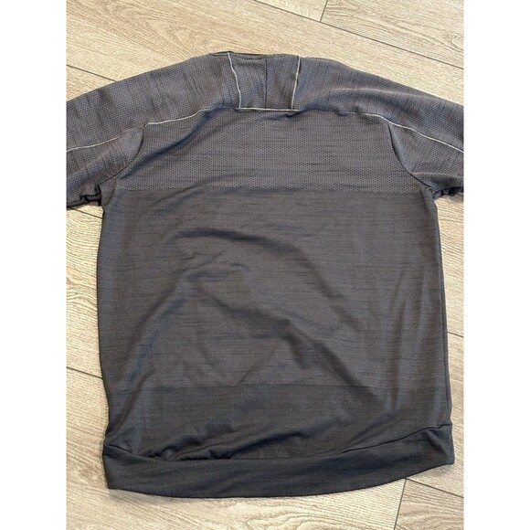 Nike Golf Dri Fit Grey Long Sleeve Crew Neck Pullover Swoosh Mens Medium - Picture 8 of 8